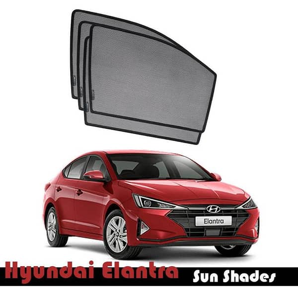 Hyundai Elantra Imported Sun Shades - No Logo