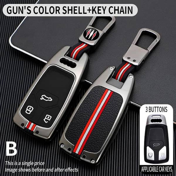 Zinc Alloy Key Cover for Audi Models: A4, A5, Q5, S5, SQ5, TT