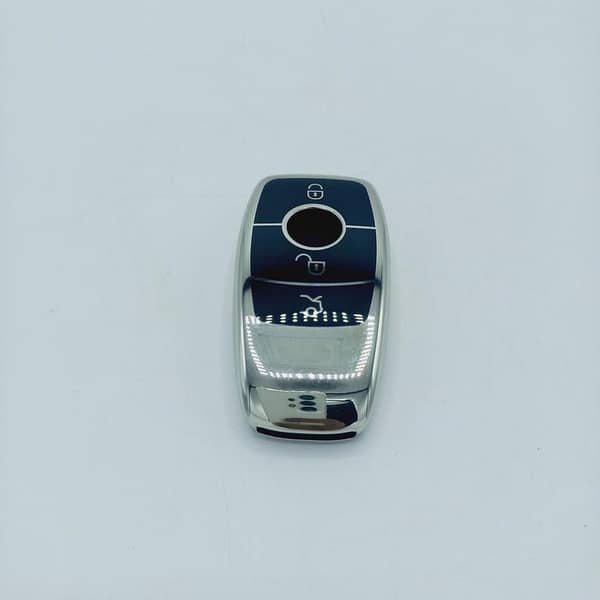BMW TPU Remote Key Cover in Black and Silver