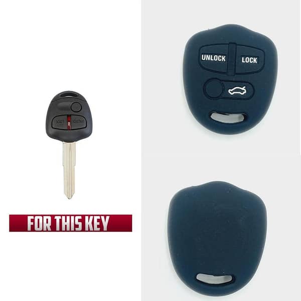 Mitsubishi 3 Button Key Cover in Silicon