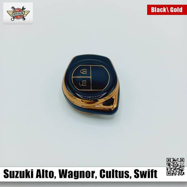 Suzuki Cultus TPU Cover in Black and Gold