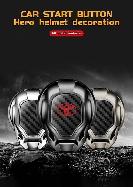 Toyota Carbon Fiber Start Stop Button Cover