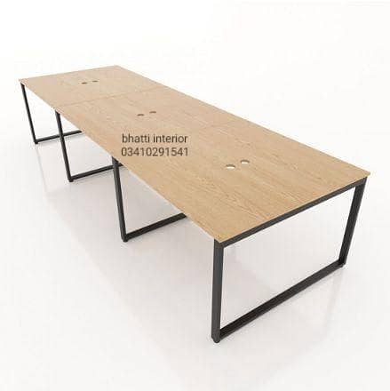 work station cluster call center table meeting table 3