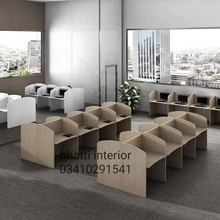 work station cluster call center table meeting table 15