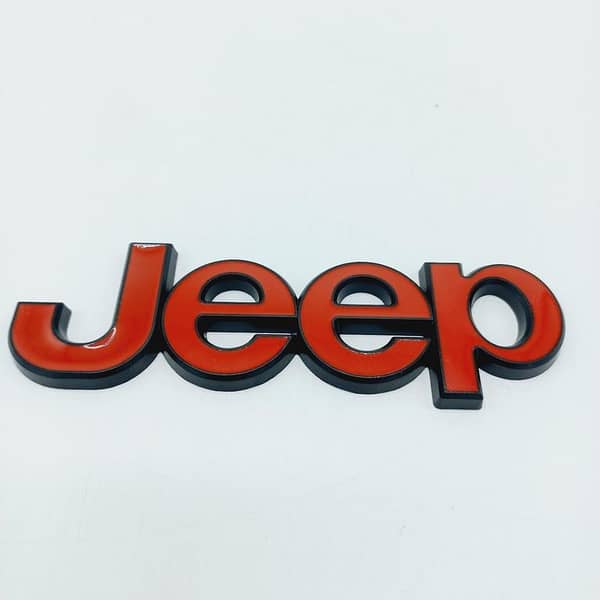 3D Metal Jeep Logo Emblem Car Badge Decal Sticker