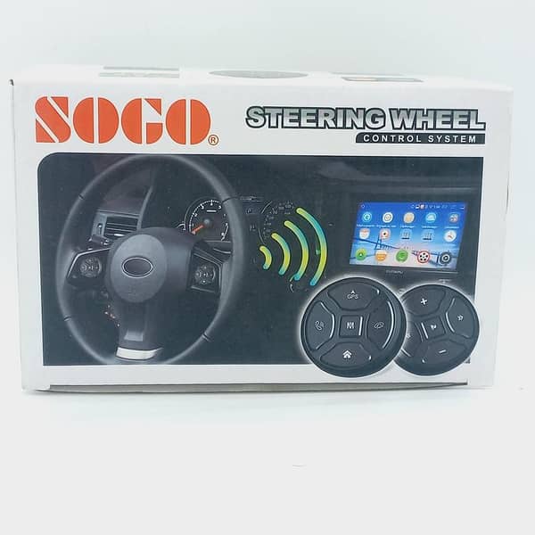 Wireless DVD GPS Navigation Radio Remote Control for Universal Car Steering Wheel - 2 Pack