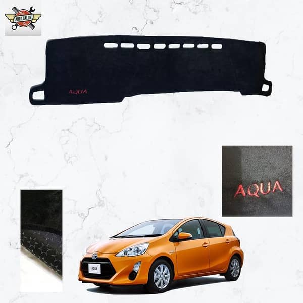 Velvet Dashboard Mat for 2014-2017 Toyota Aqua