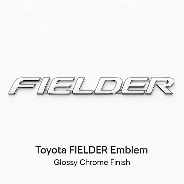 Toyota Fielder Plastic Car Emblem