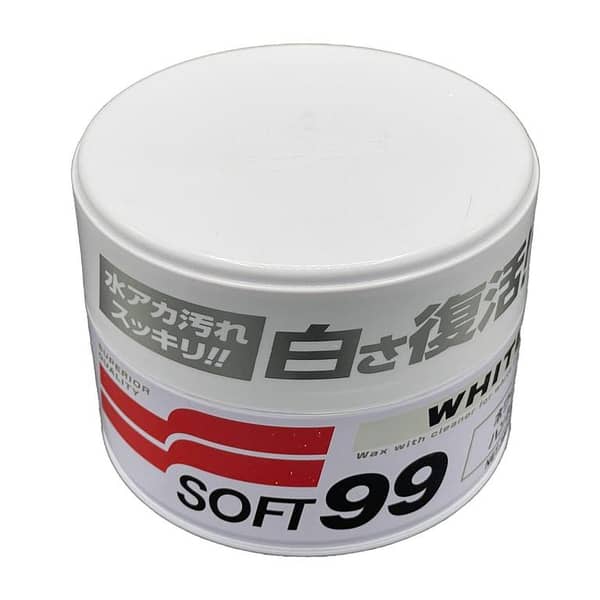 SOFT99 Wax for Metallic and Pearlescent White Cars