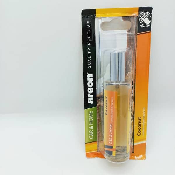 Areon Coconut CAR Perfume 35 ml | Air Freshener Spray for Car and Home