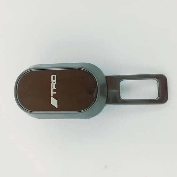 Adjustable TRD Car Seat Belt Extension Buckle - Single Piece with Silencer
