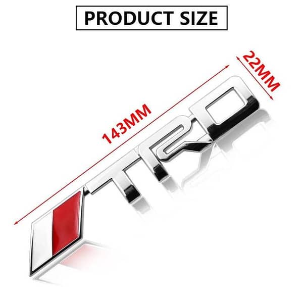 TRD 3D Auto Car Logo Emblem Sticker