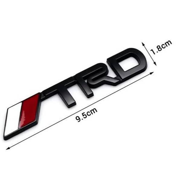 Metal Emblem Badge Decals for Cars - TRD Logo Stickers