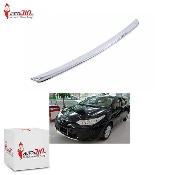 Toyota Yaris Front Bumper Trim (2020-21) in Chrome