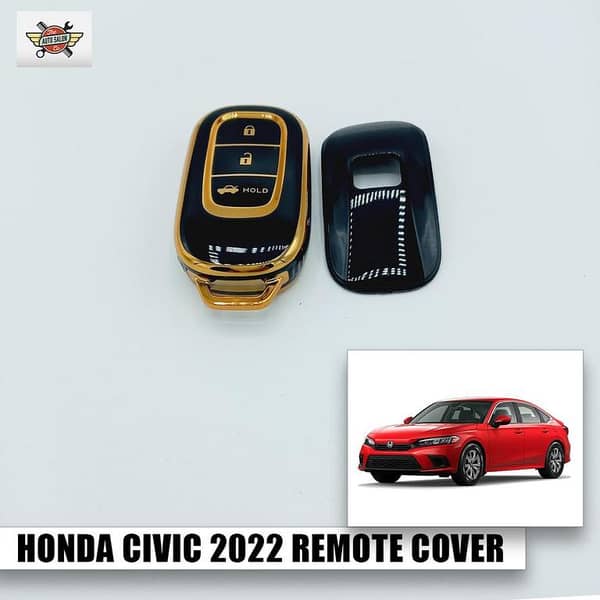2022 Honda Civic TPU Remote Key Cover in Gold - 3 Buttons