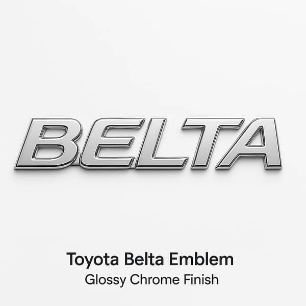 Toyota Belta Plastic Car Emblem