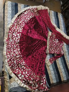 mehroon color lehnga