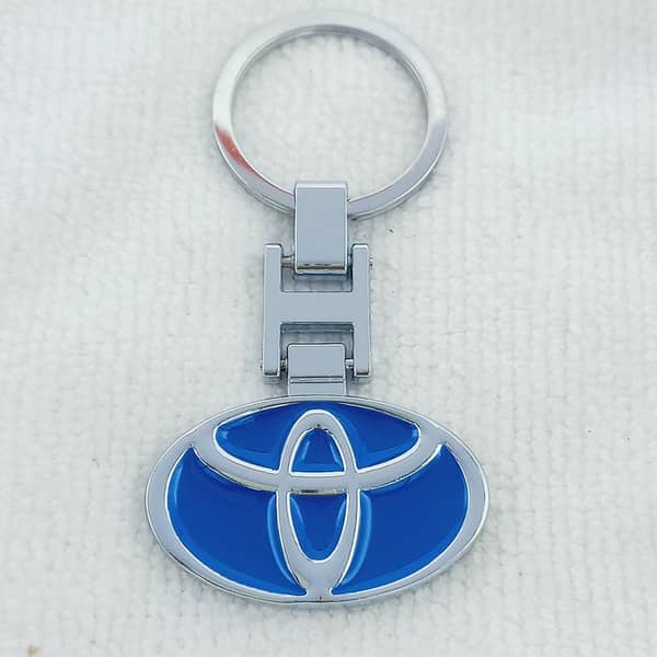 Toyota Blue 3D Metal Keychain