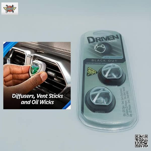 Refresh Dual Scent Mini Diffusers for Cars - Black Out