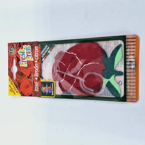 Rose Shape Car Hanging Air Freshener Card - Rose