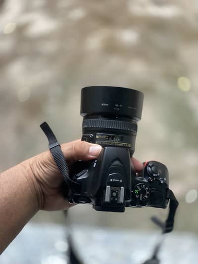 Nikon d5500 body with 50mm f1.8G lens and accessories.
