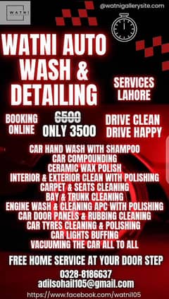 Car Wash & Detailing Services Lahore