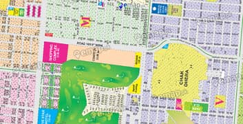 1 kanal plot for sale sector s avenue road 10 near to golf cours DHA lahore PHASE 7