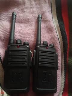 new portable black walkie talkie 100m range