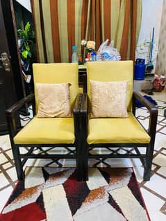Home Tali Wood Chair with Luxury Poshish Looks Like New Chairs | Pair