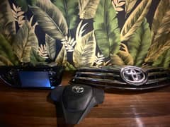 Front ,back kit, screen of toyota corolla 2016 model