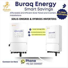 Solis Ongrid Inverter 10kw–125kW|5 Yr Warranty+WiFi Dongle|Limited