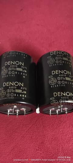 amplifier capacitor 71 volt 18000 uf made in Japan 03086385519