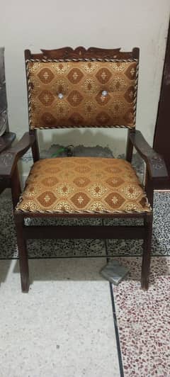 6 chairs with table