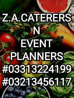 Z. A. CATERERS N EVENT PLANNERS
