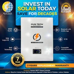 lithium battery/51v/ 100 amp wall mounted/Suntech