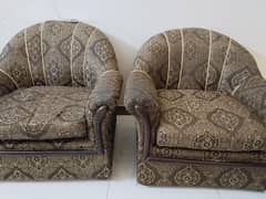 2 one seater sofas available for sale