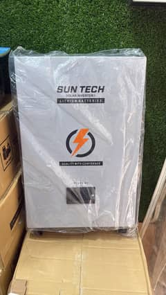 lithium battery/51v/ 100amp/ rack mounted /suntech