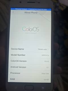 Oppo f1s 6 128