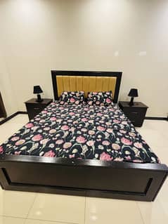 Wooden bed