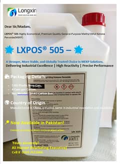 Methyl Ethyl Ketone Peroxide, MEKP