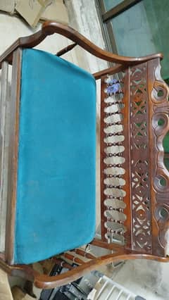 wooden sofa set wid table
