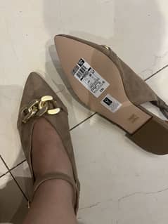Women Suede Wide Fit Shoes No 8