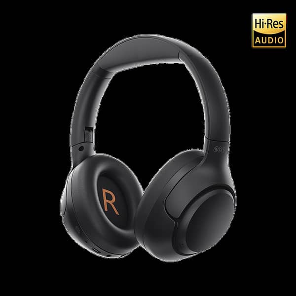 QCY H3 Black Wireless Headphones with Active Noise Cancellation (ANC)