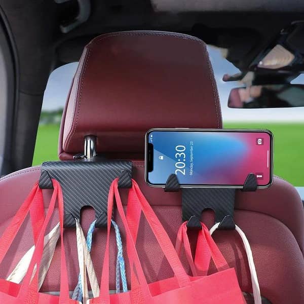 Car Mobile Holder Car Hook Organizer