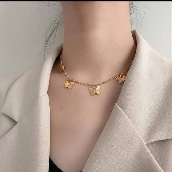 Butterfly Choker Necklace for Women and Girls by The Jewels Gallery