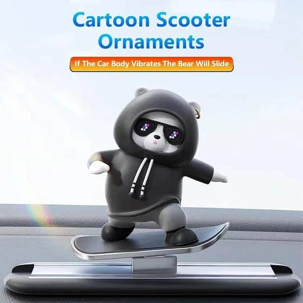Skating Cartoon Car Dashboard Decoration