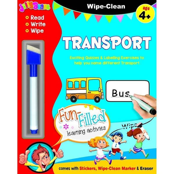 Jelly Beans Wipe Clean (Transport )