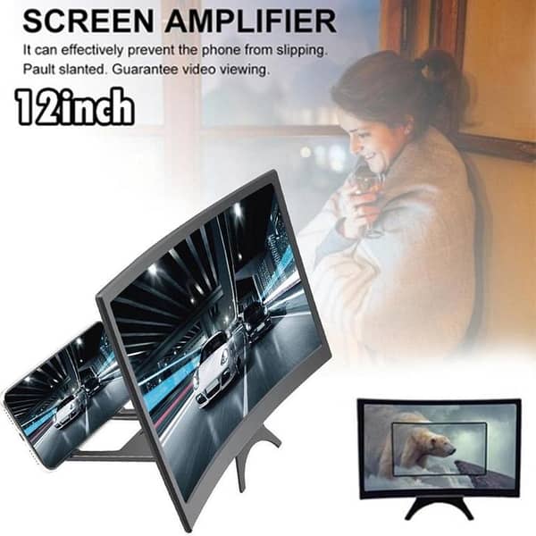 L6 10-Inch Curved Screen Mobile Phone Magnifier with Anti-Blue Lens and Radiation Reduction