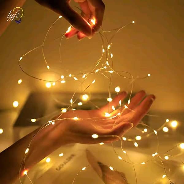 Battery Operated LED Fairy Lights – Decorative String Lighting for Homes, Rooms, Parties, and Events