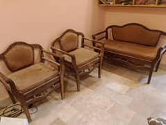 Shishum wood sofa set